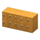 Miniature : Wooden Locker