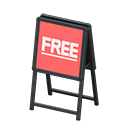 サムネイル： Standing Shop Sign
