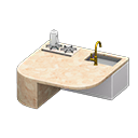 サムネイル： Marble Kitchen Island