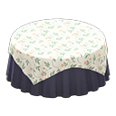 Miniature : Large Covered Round Table