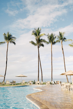 Maui pool and beach