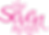 Logo rose The Seven Hotel, avec une écriture cursive pour le texte.