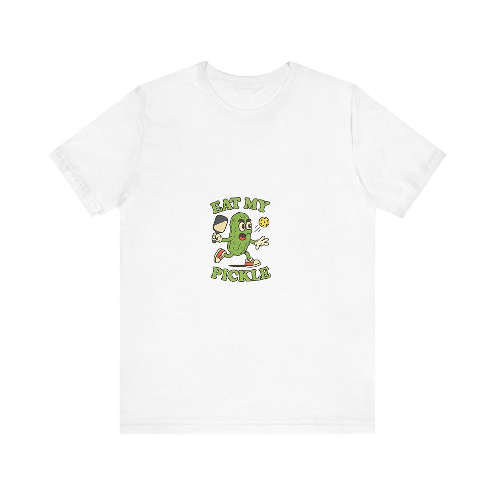 Thumbnail: Unisex Tee - Eat My Pickle, Fun Gift, Casual Wear, Unique T-Shirt, Cool 