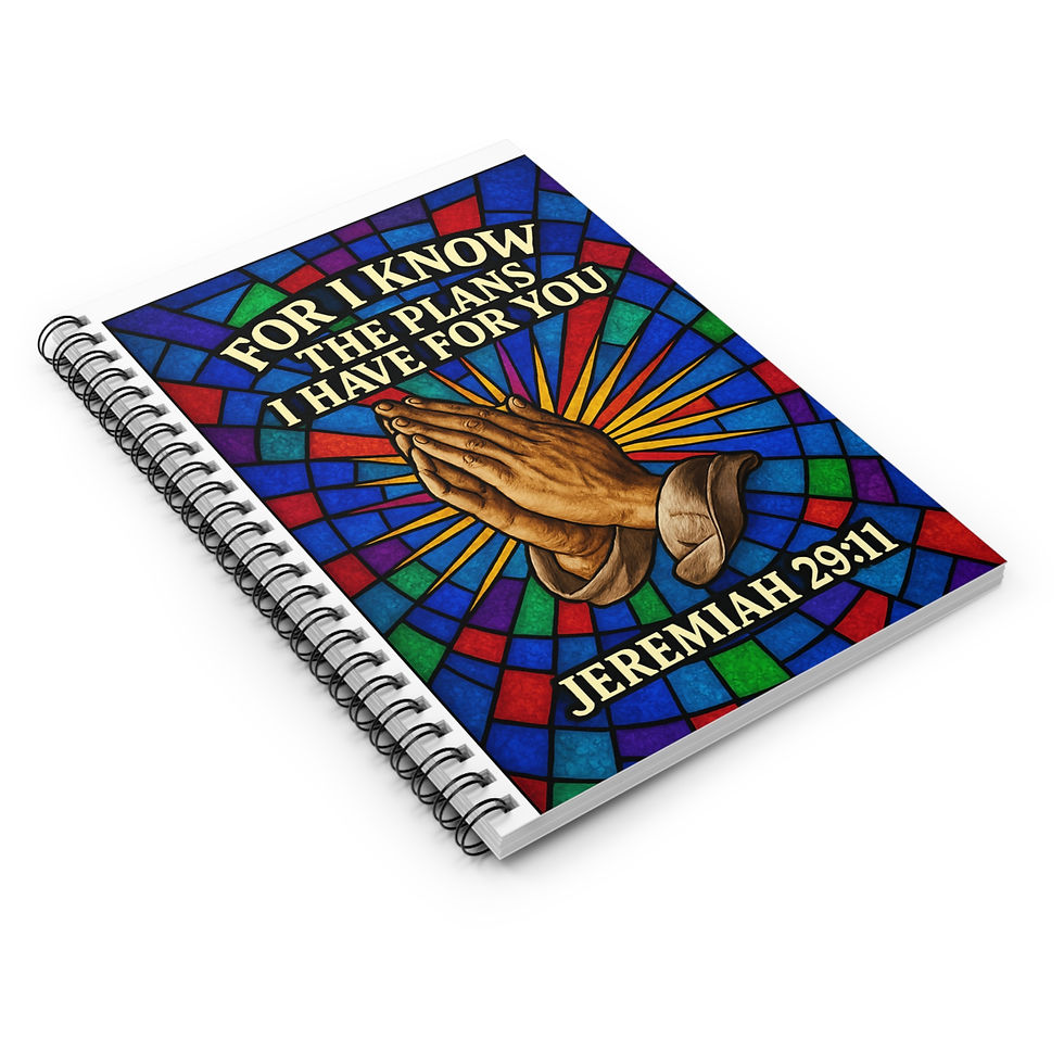 Thumbnail:  Notebook, Faith-Based Journal,Prayer Journal, Christian Stationery