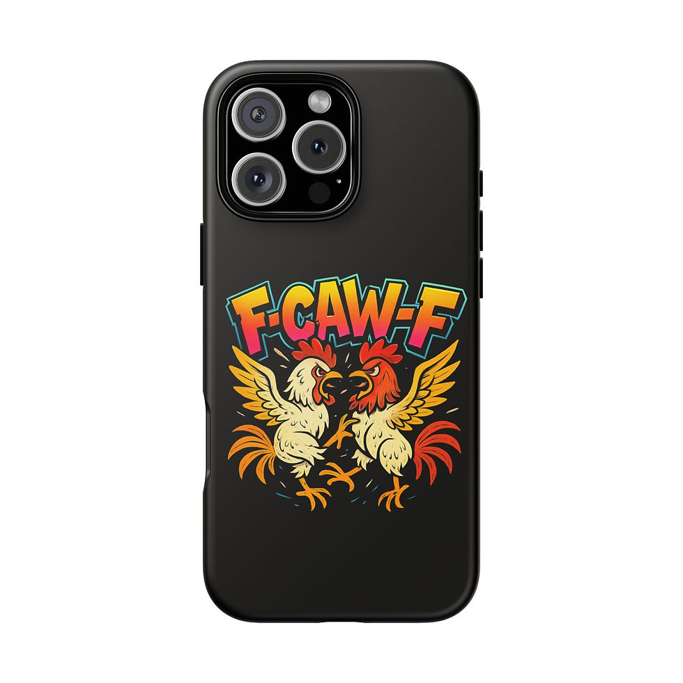 Thumbnail: Fierce Rooster Phone Case - Hard Case, Gift, Phone Protection, Statement Style