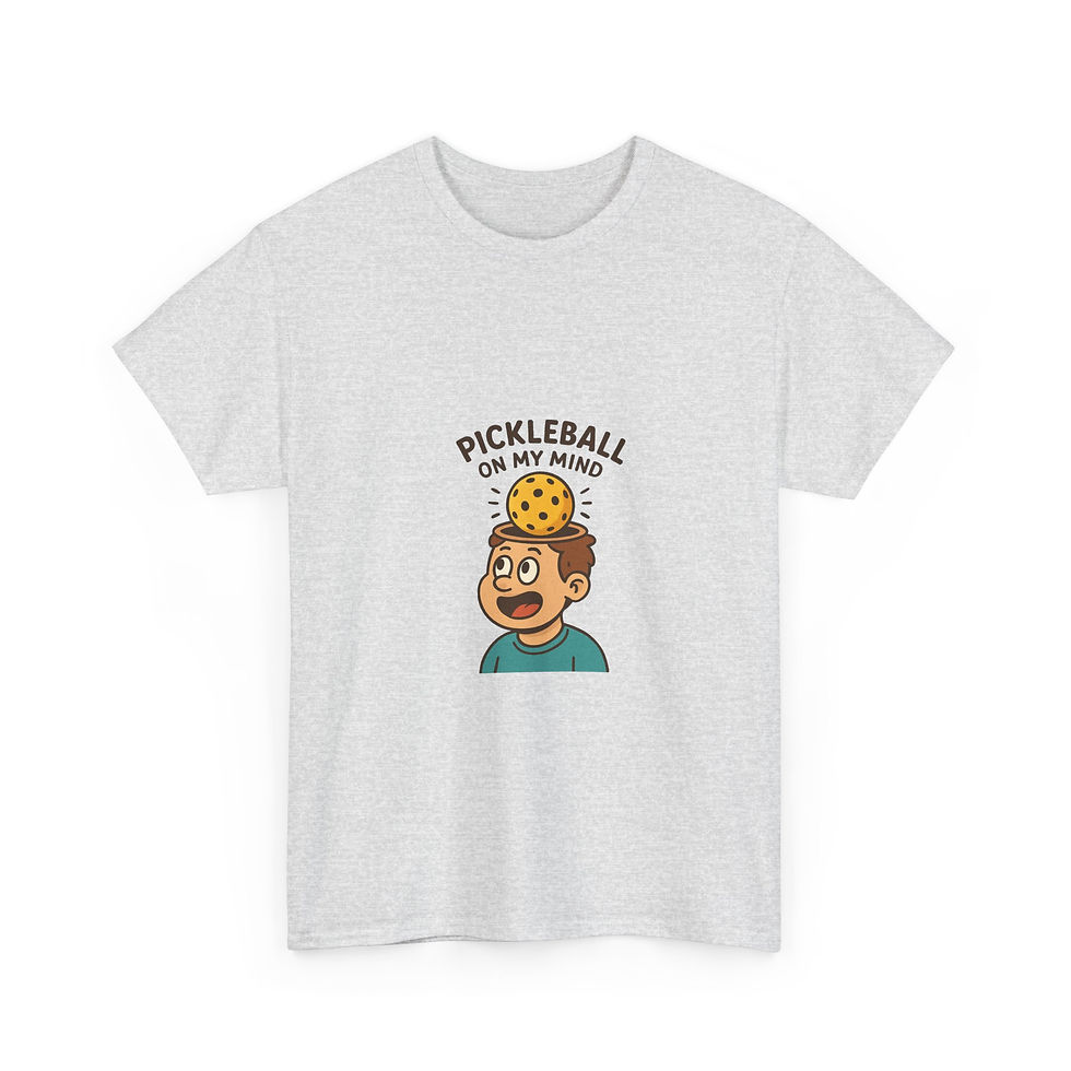 Thumbnail: Pickleball Humor Unisex Heavy Cotton Tee,Pickleball Lovers, 
