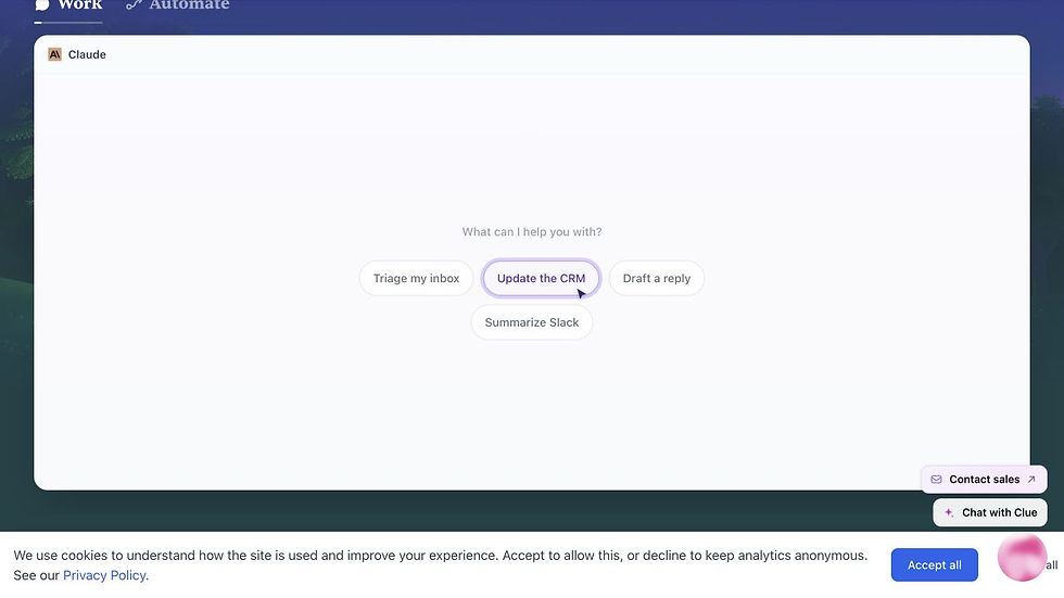Official Activepieces interface showing an AI workflow connected to business applications