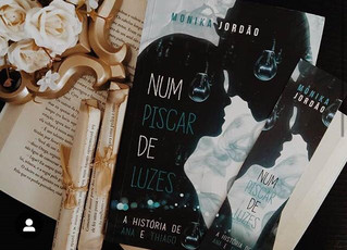 Resenha do livro "Num piscar de luzes" por @larliterario