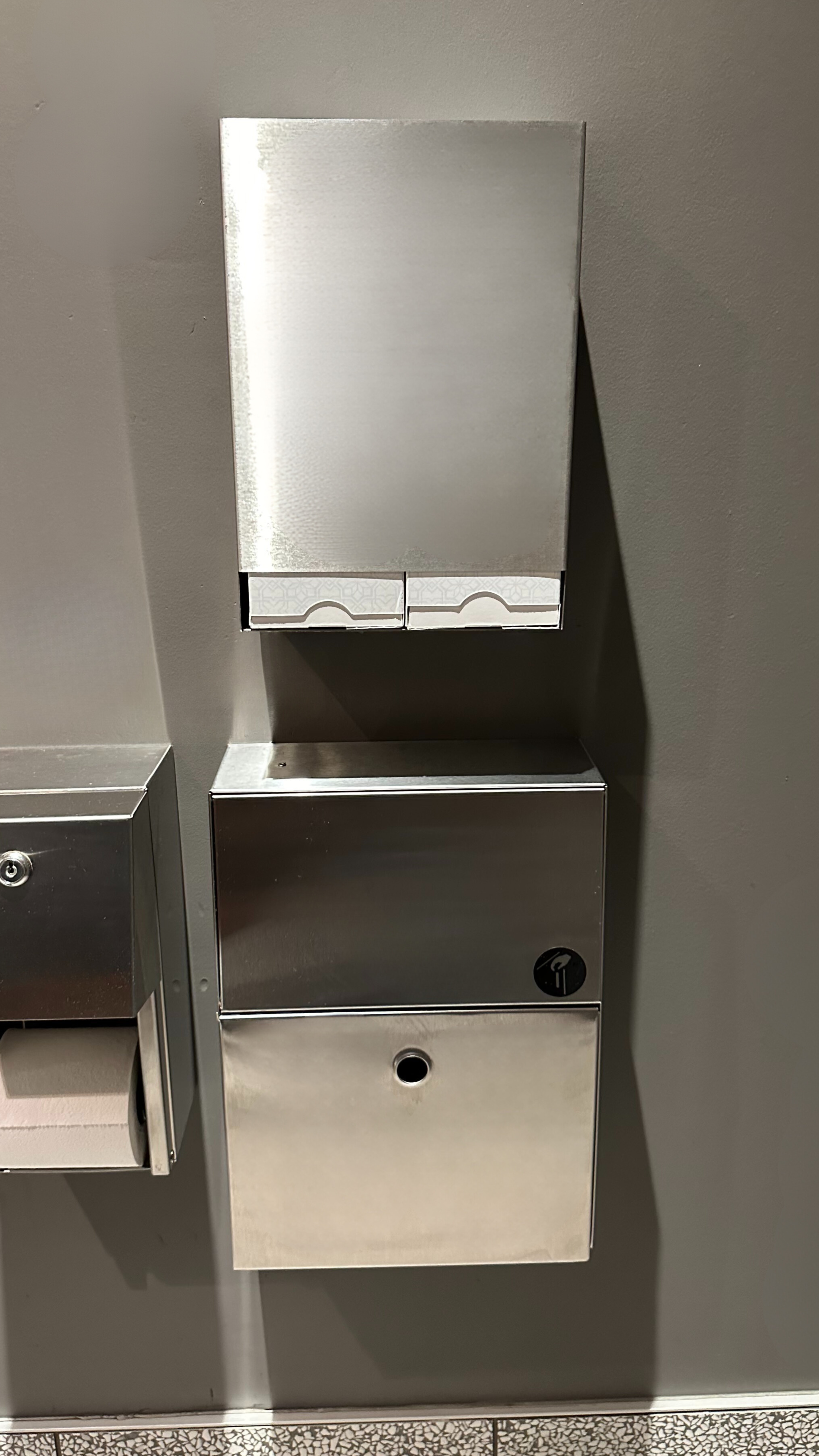 Stainless Steel Wall Mounted Bathroom Dispenser