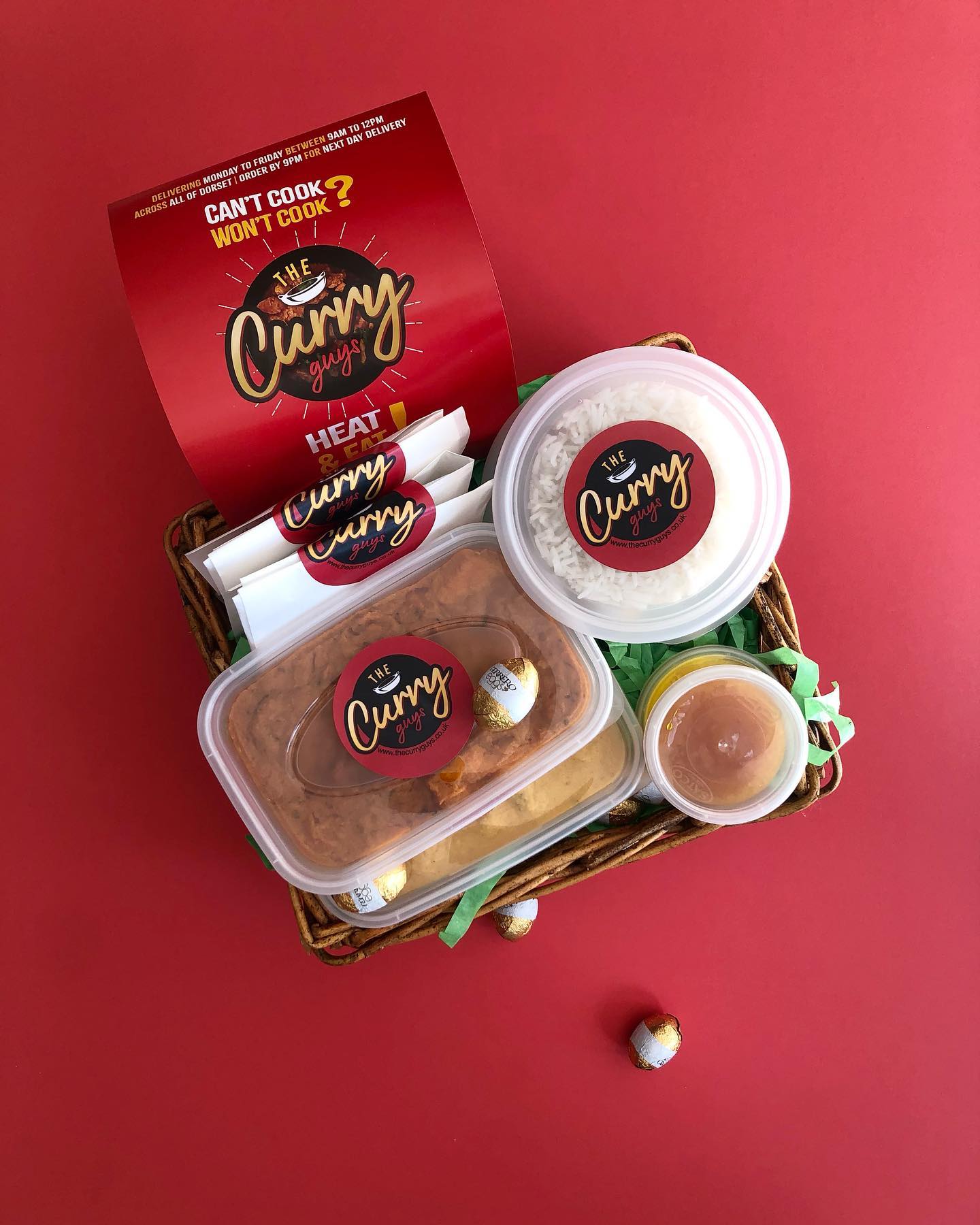 Arranged Food and Objects