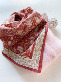 Foulard Miraj Burgundi