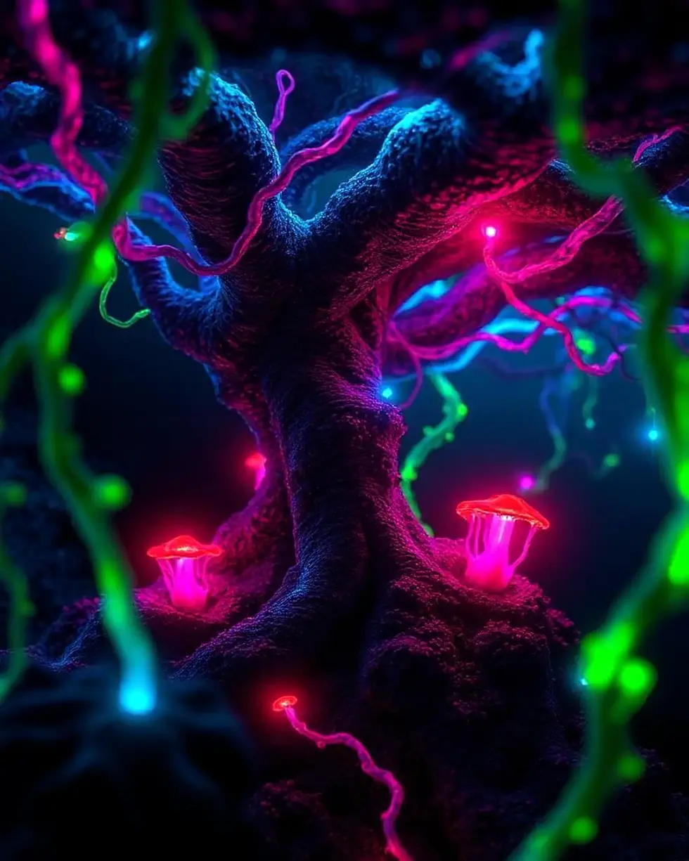 ID_F0M1L6IM-Creatorz+Signal+_Amazing-Glowing-Neon-Alien-Fungi