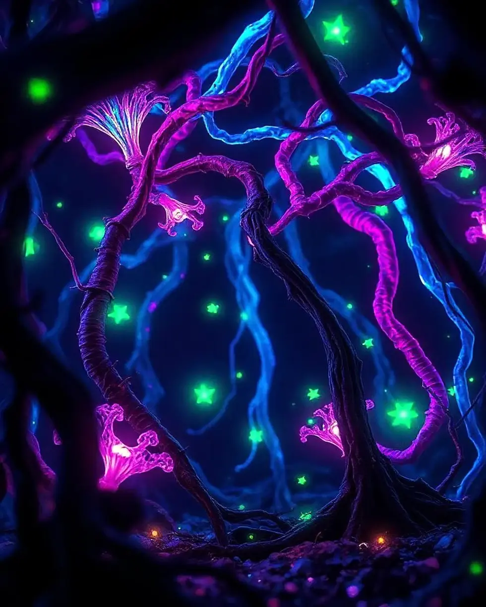 ID_TX368FEO-Creatorz+Signal+_Amazing-Glowing-Neon-Alien-Fungi