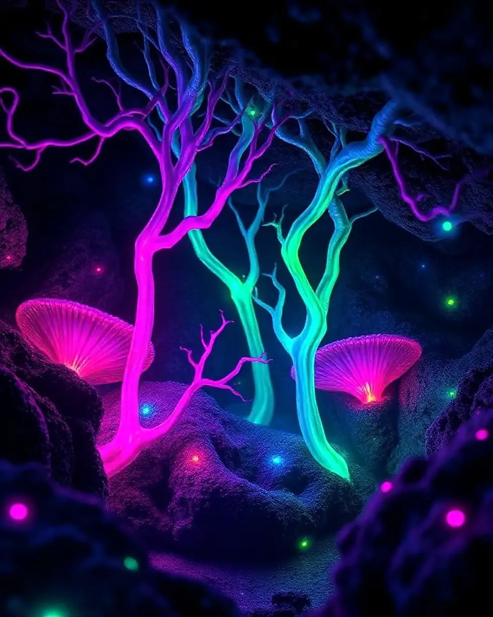 ID_V6KGOICM-Creatorz+Signal+_Amazing-Glowing-Neon-Alien-Fungi