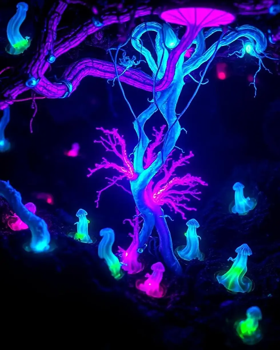 ID_VI86CFDS-Creatorz+Signal+_Amazing-Glowing-Neon-Alien-Fungi