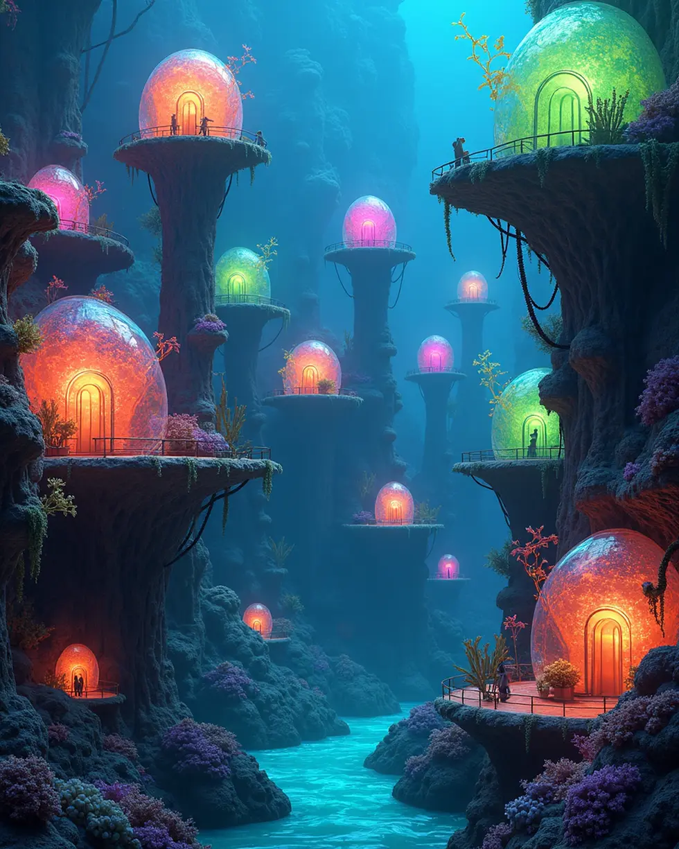 img-SJ3BKP8L-CreatorzPlus-SignalPlus-bioluminescent-Coral-Reef-Fungi-Glowing-Futuristic-Al