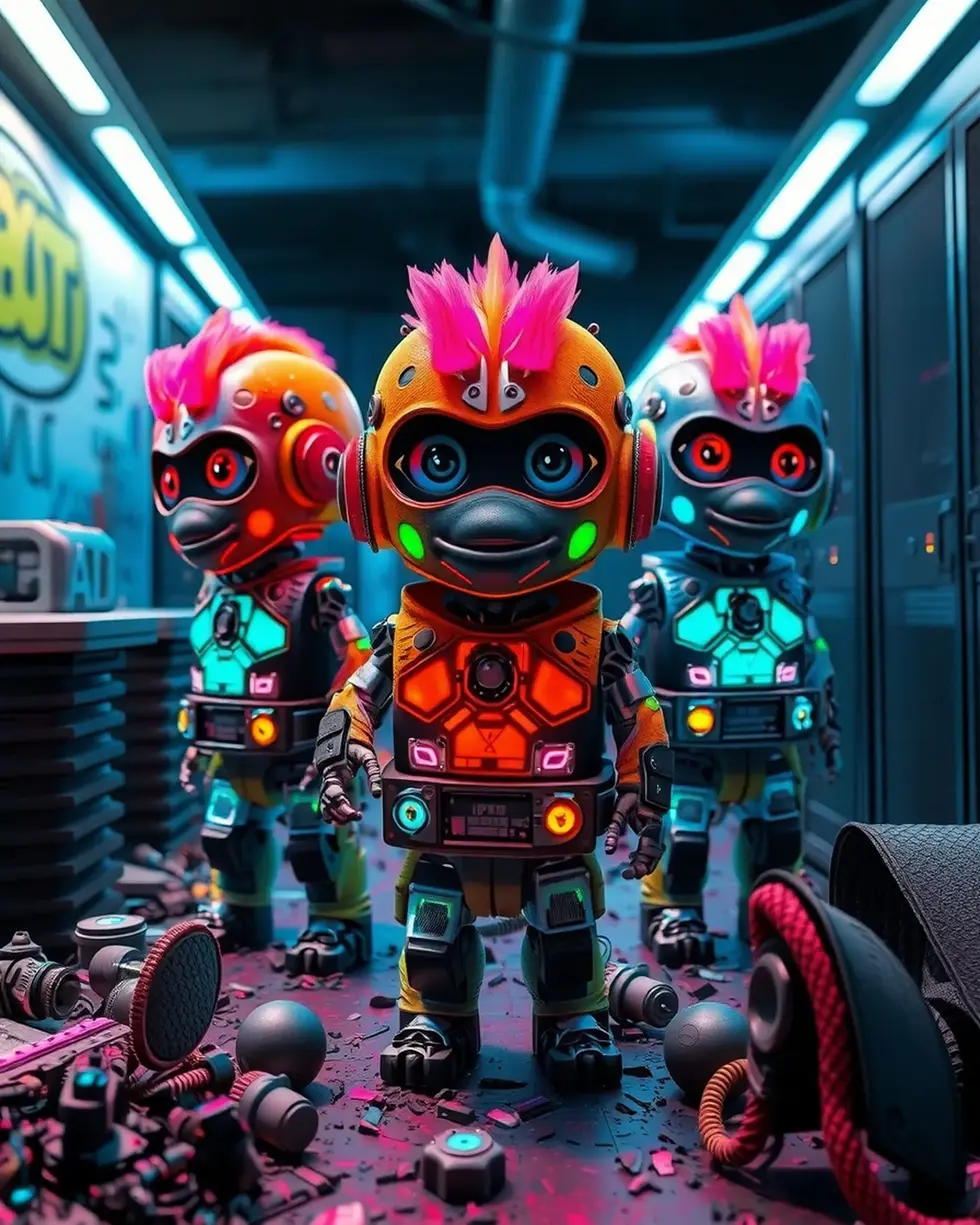 Creatorz+_BabyBotz_Futuristic_Circuit_Punks_ID_9FDS8LIL