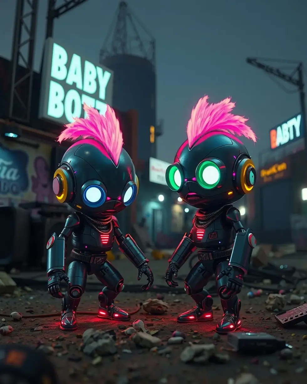 Creatorz+_BabyBotz_Futuristic_Circuit_Punks_ID_EVSVUIVE