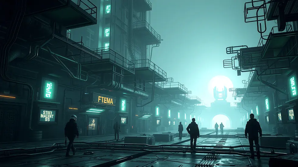 img-AUTCK5GT-CreatorzPlus-TechPlus-Dystopian-Sector-47-Futuristic-Glowing-Neon-Green-Surre