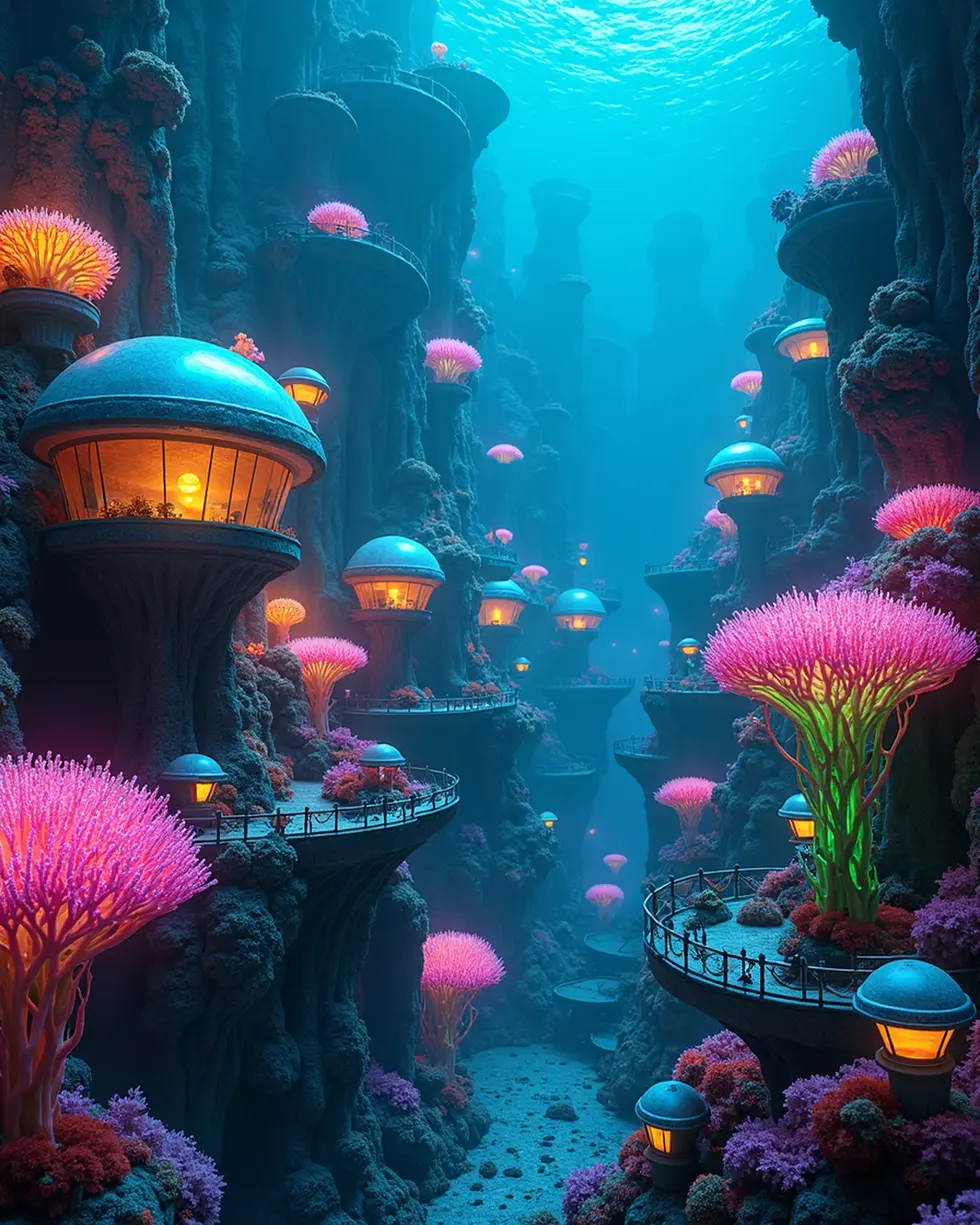 img-MEE005O4-CreatorzPlus-SignalPlus-bioluminescent-Coral-Reef-Fungi-Glowing-Futuristic-Al