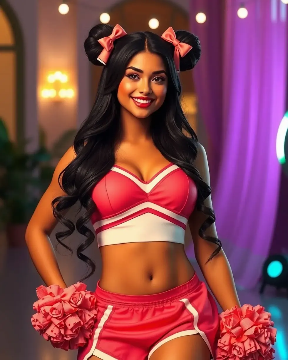 HD6OA4C9 Cheerleader   