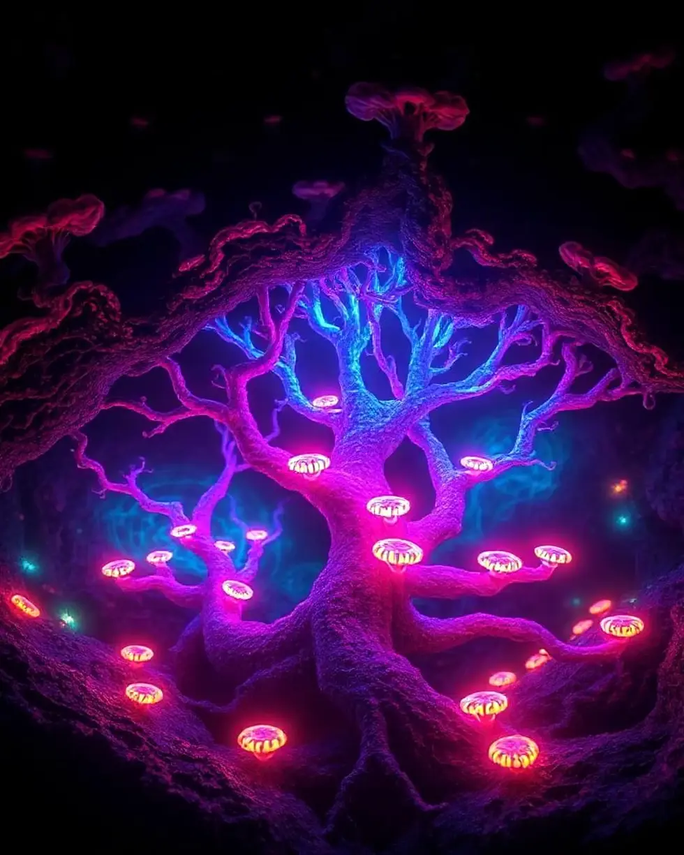 ID_3AIY8KRK-Creatorz+Signal+_Amazing-Glowing-Neon-Alien-Fungi