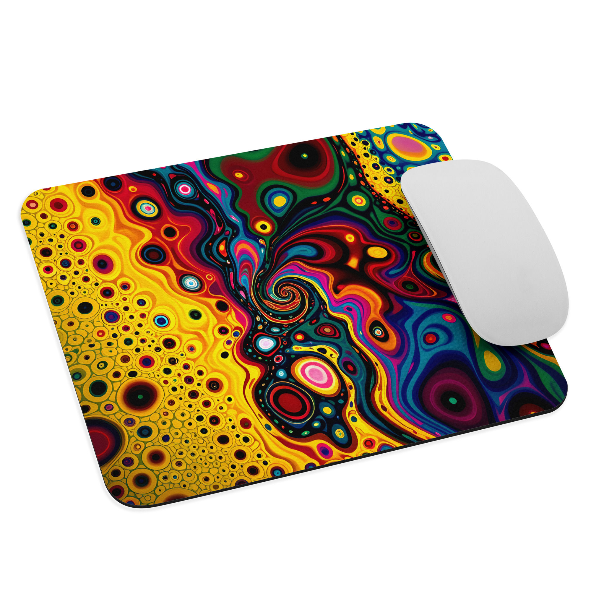 #06 “Intense Illusions” Collection — Vibrant Abstract Mousepads
