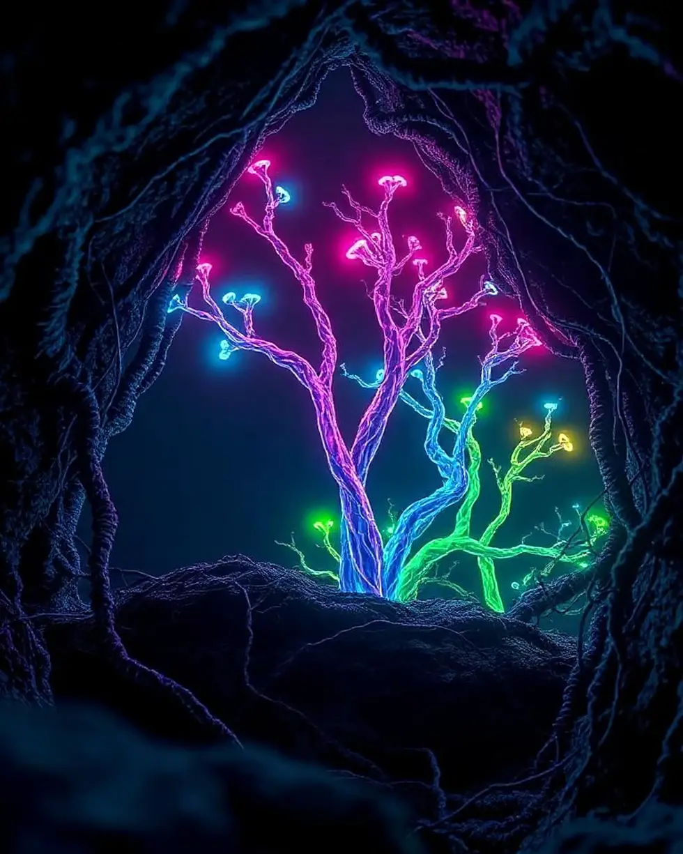 ID_AN0FQHCH-Creatorz+Signal+_Amazing-Glowing-Neon-Alien-Fungi