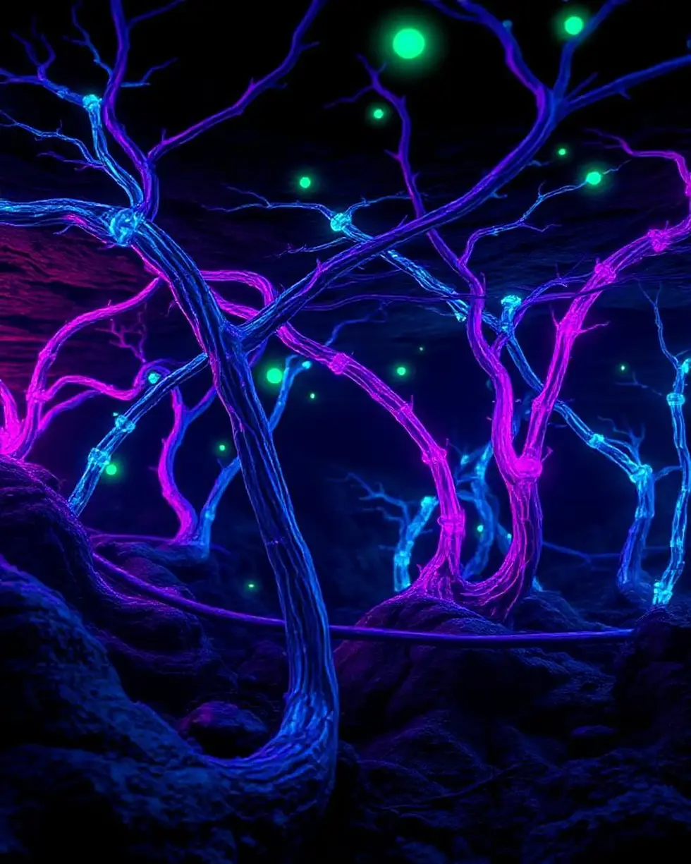 ID_XVJNEMX5-Creatorz+Signal+_Amazing-Glowing-Neon-Alien-Fungi