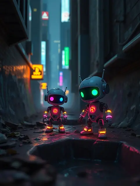 ID_P76YU9K7_BabyBotz_Origins_Neoncore_Glitchglow