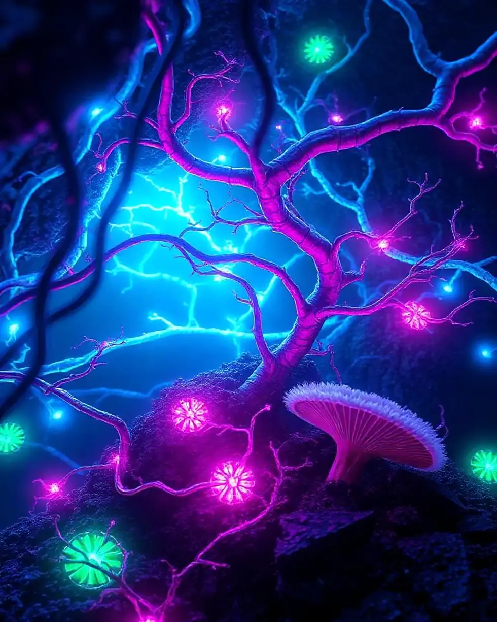 ID_D0VKIDKF-Creatorz+Signal+_Amazing-Glowing-Neon-Alien-Fungi