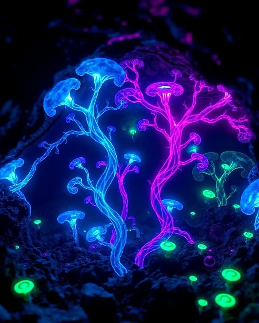 ID_R7PALYHU-Creatorz+Signal+_Amazing-Glowing-Neon-Alien-Fungi