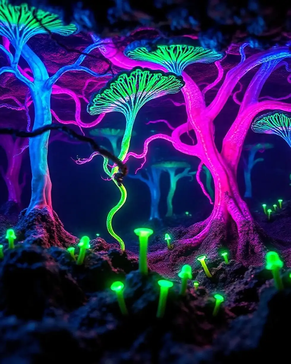 ID_VCVFX8KY-Creatorz+Signal+_Amazing-Glowing-Neon-Alien-Fungi