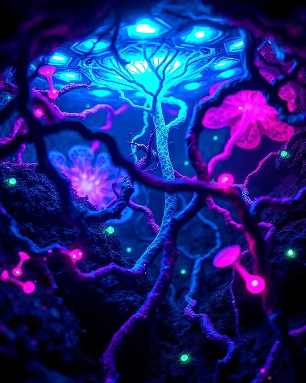 ID_K8X2MNMM-Creatorz+Signal+_Amazing-Glowing-Neon-Alien-Fungi