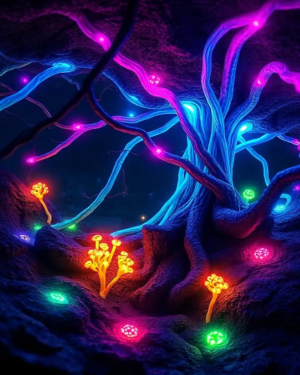 ID_CMZ36RF2-Creatorz+Signal+_Amazing-Glowing-Neon-Alien-Fungi