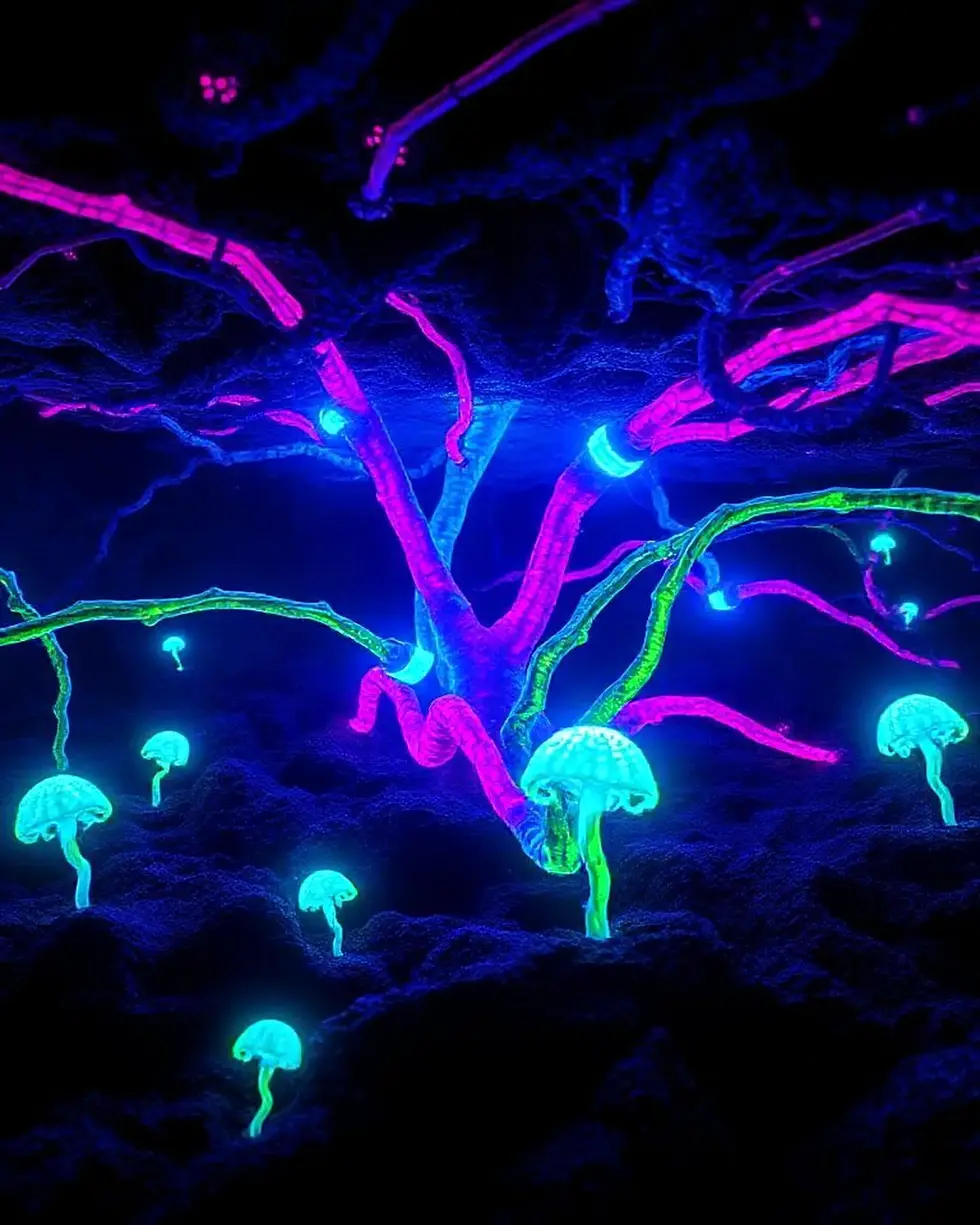 ID_D8U6MHF7-Creatorz+Signal+_Amazing-Glowing-Neon-Alien-Fungi