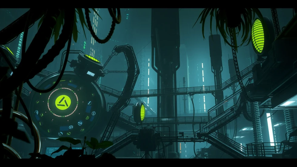 img-XURCME3K-CreatorzPlus-Surreal-Dystopian-Cyberpunk-Dreamlike-Nature-Jungle-GlitchArt-Et
