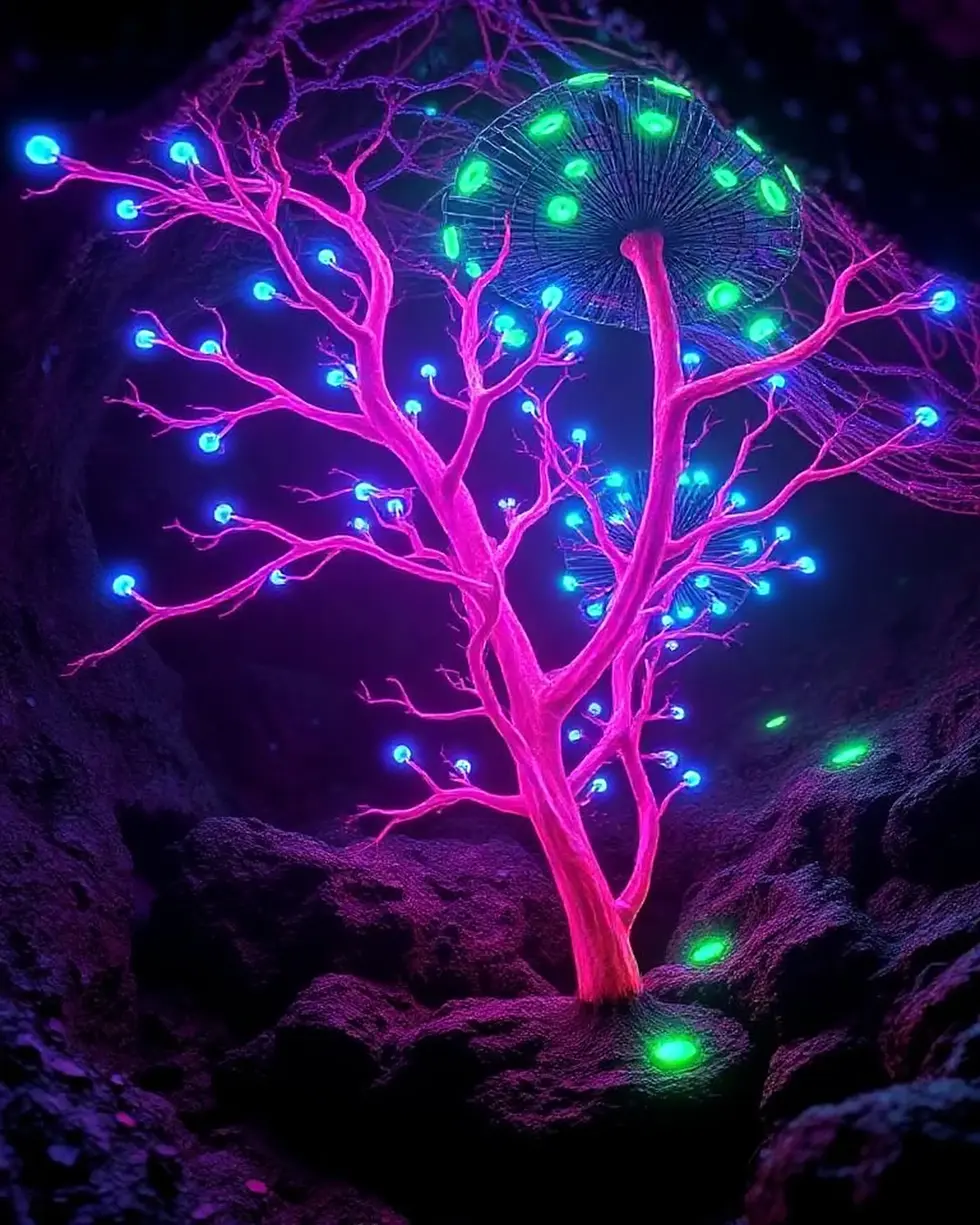 ID_ZFK1Y1VS-Creatorz+Signal+_Amazing-Glowing-Neon-Alien-Fungi