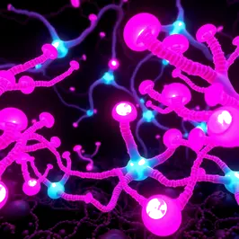 Bright Neon Pink alien alien fungi