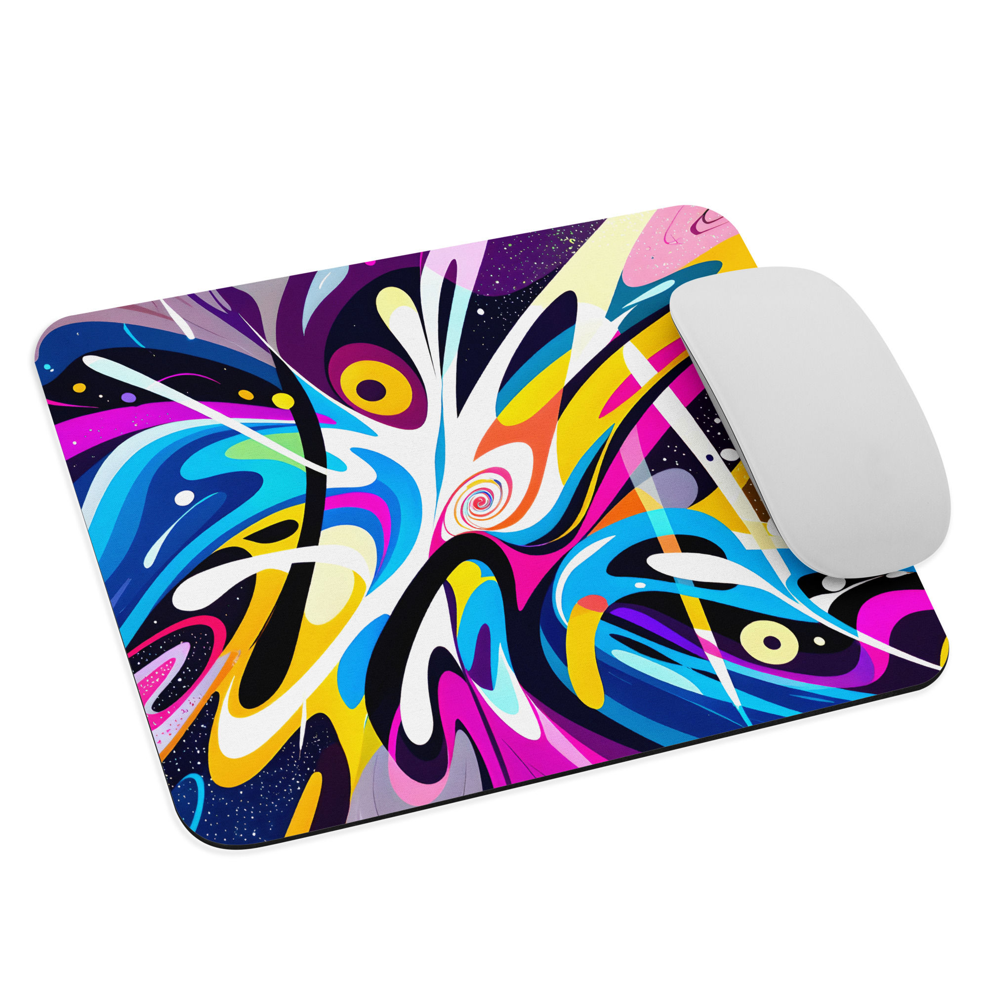 #04 Linear Fusion Collection — Neon Velocity Drift — Premium Mousepad
