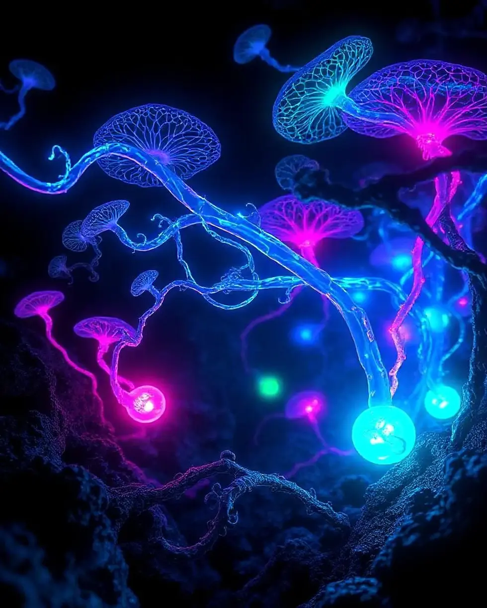 ID_IWHYJUYG-Creatorz+Signal+_Amazing-Glowing-Neon-Alien-Fungi