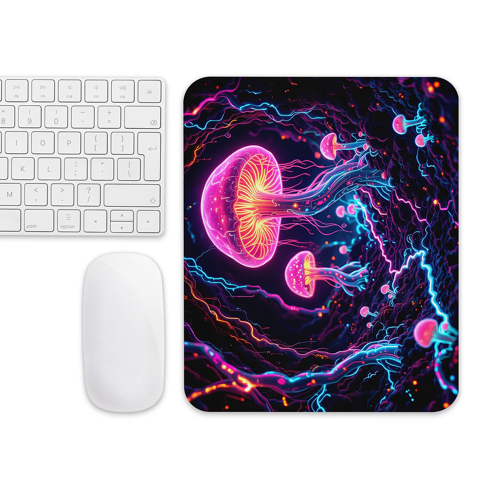 Thumbnail: #10 Signal 2.0 — Alien Fungi: Steller Edition — Premium Mousepad