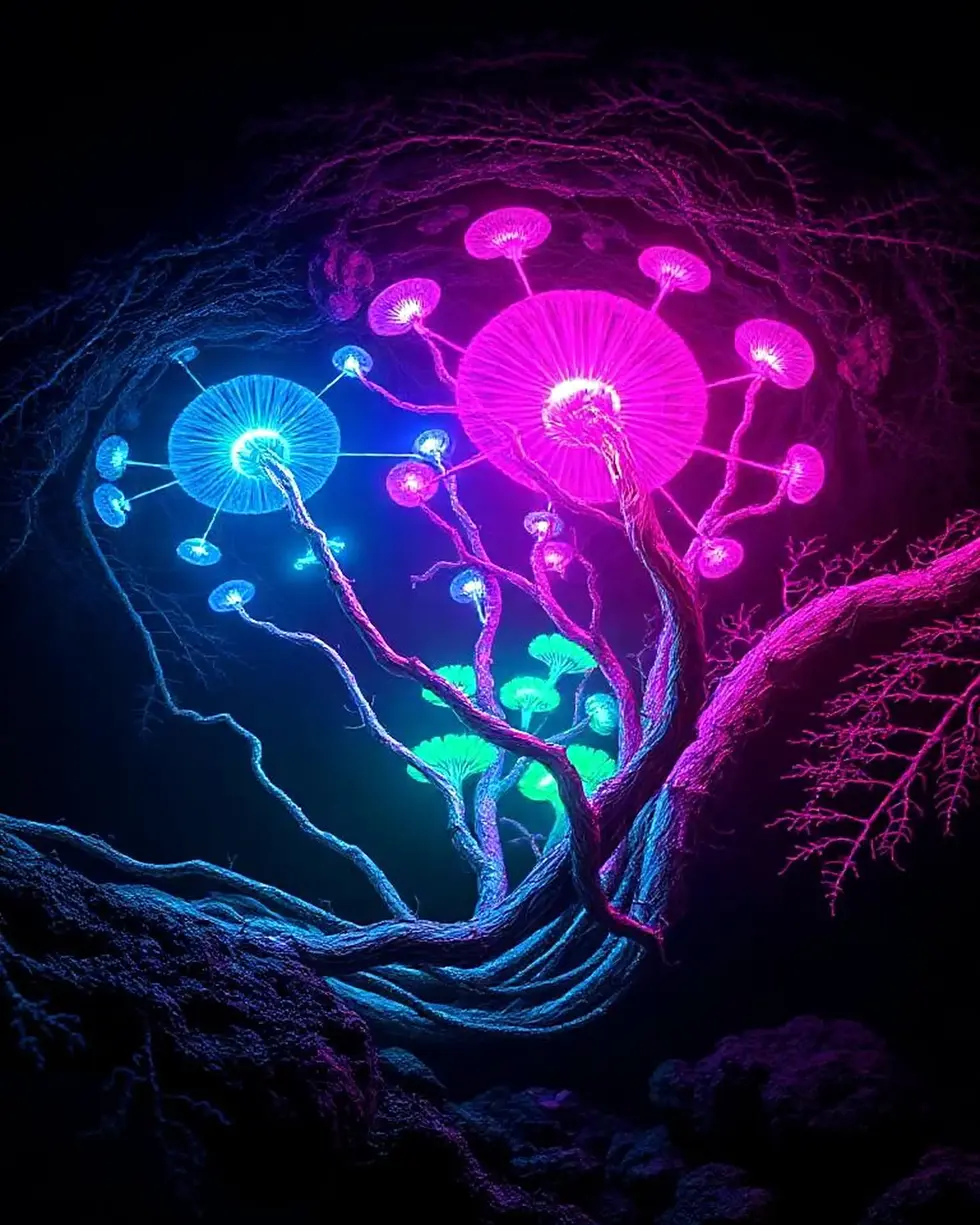 ID_A59DAPWR-Creatorz+Signal+_Amazing-Glowing-Neon-Alien-Fungi