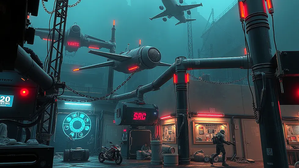 img-BGUTT6TN-CreatorzPlus-TechPlus-Dystopian-Pluto-Futuristic-Neon-Blue-Surreal-Digital-Ar