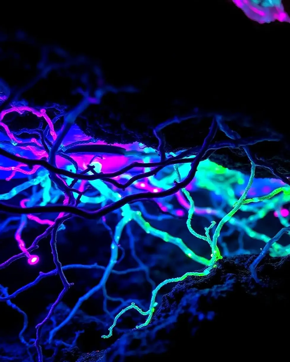 ID_CSBYCW2O-Creatorz+Signal+_Amazing-Glowing-Neon-Alien-Fungi