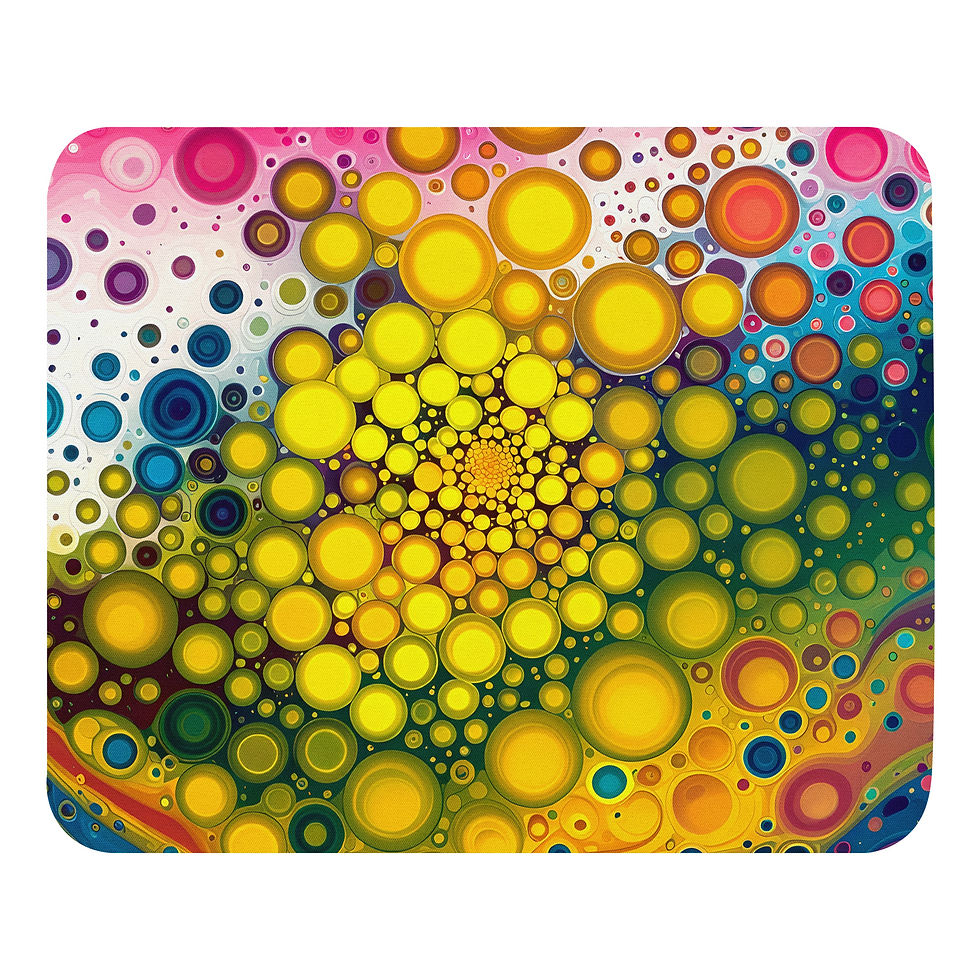 Thumbnail: #04 “Intense Illusions” Collection — Vibrant Abstract Mousepads