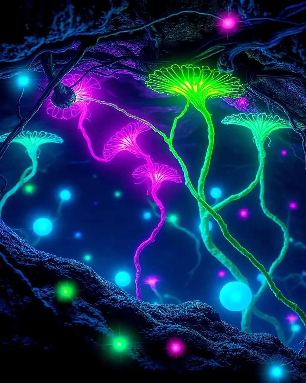 ID_GERWNB33-Creatorz+Signal+_Amazing-Glowing-Neon-Alien-Fungi