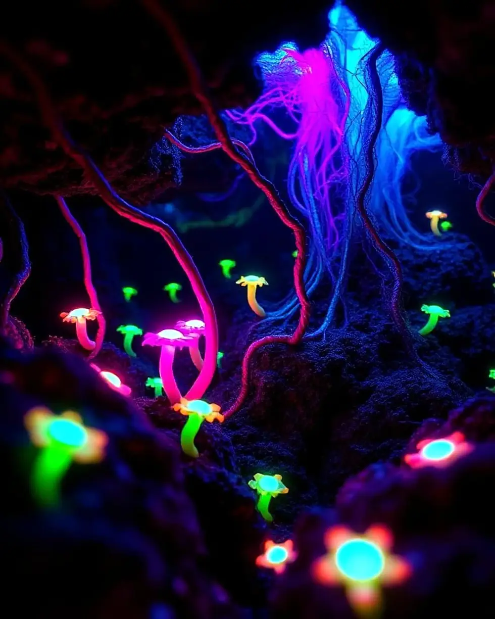 ID_4JYD2U7F-Creatorz+Signal+_Amazing-Glowing-Neon-Alien-Fungi