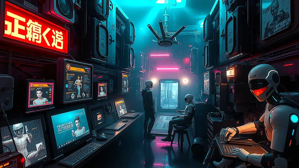 img-OULE1SJN-CreatorzPlus-TechPlus-Dystopian-Pluto-Futuristic-Neon-Blue-Surreal-Digital-Ar