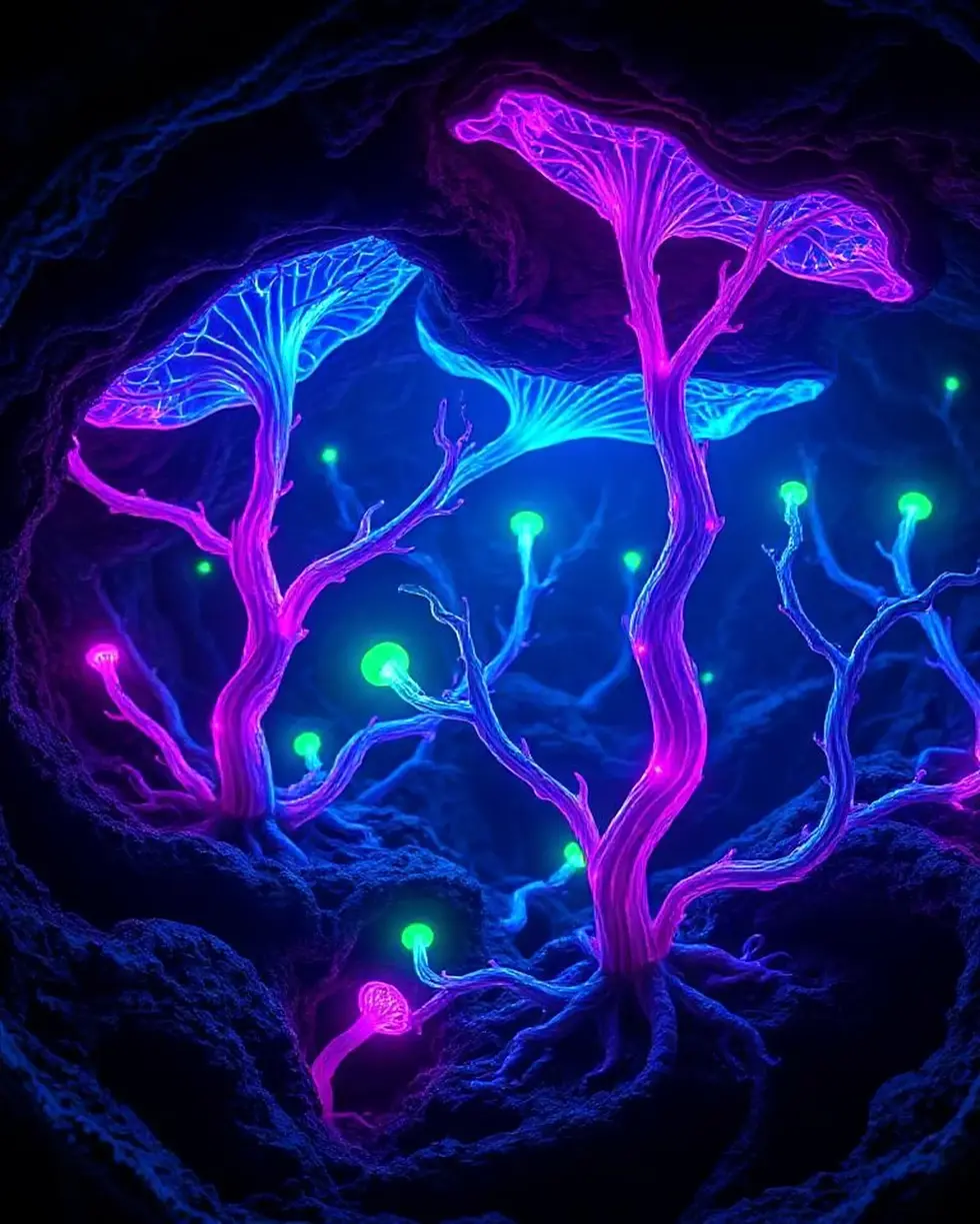 ID_GE6G4G48-Creatorz+Signal+_Amazing-Glowing-Neon-Alien-Fungi